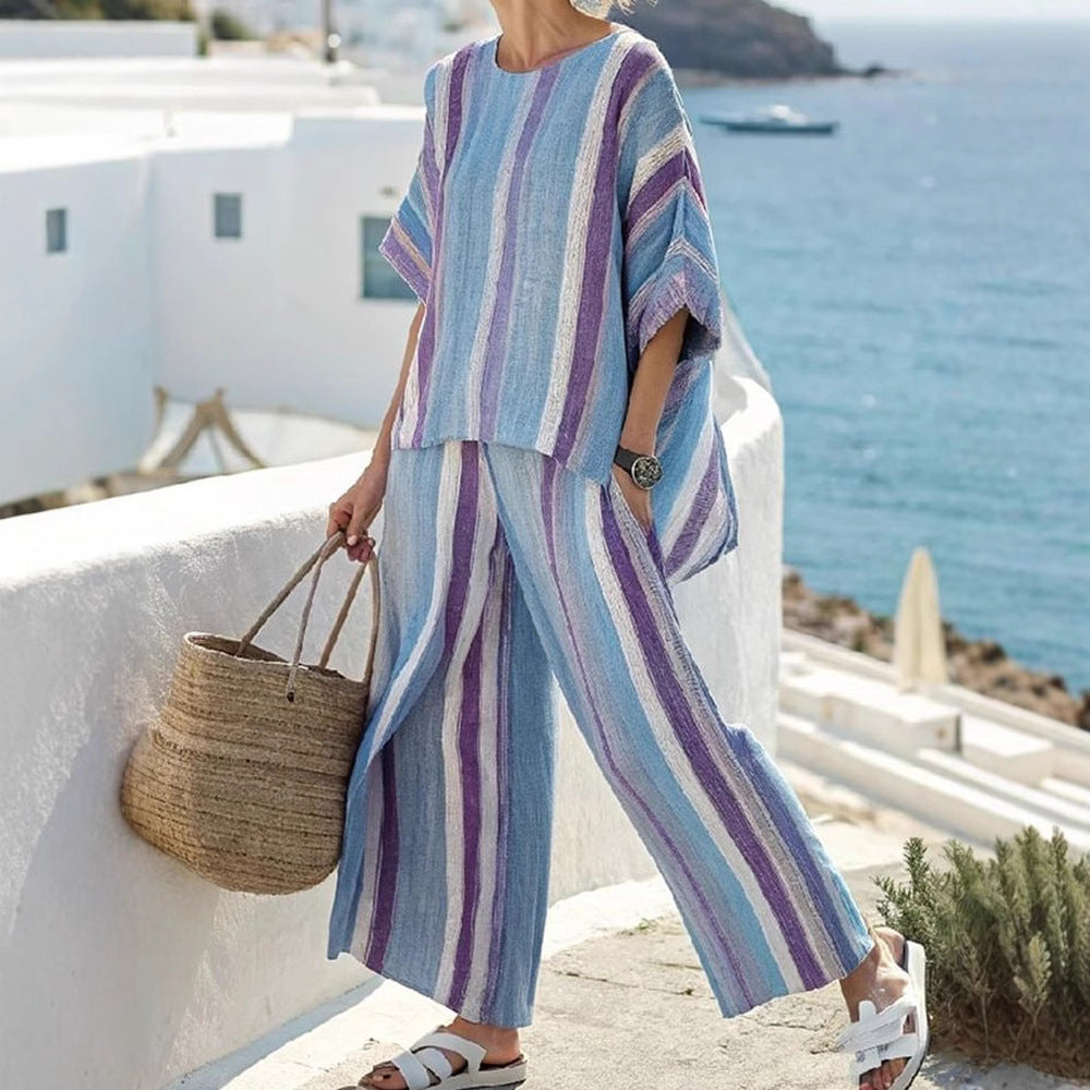 Morine™ | Elegant and Casual Striped Set