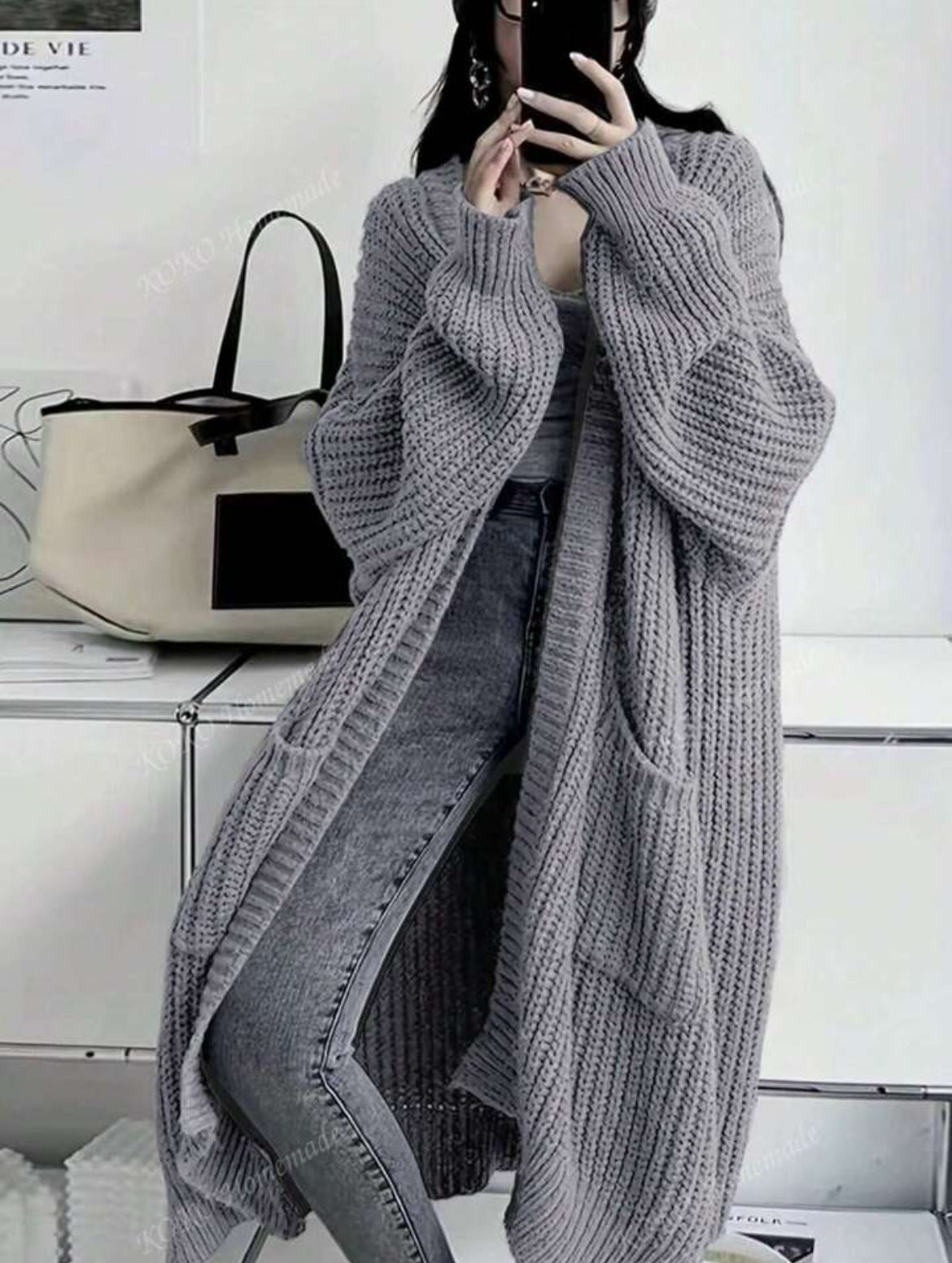 Marlene™ | Elegant Over-the-Knee Cardigan