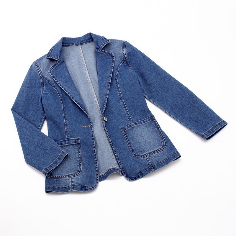 Serine™ | Elegant Denim Blazer