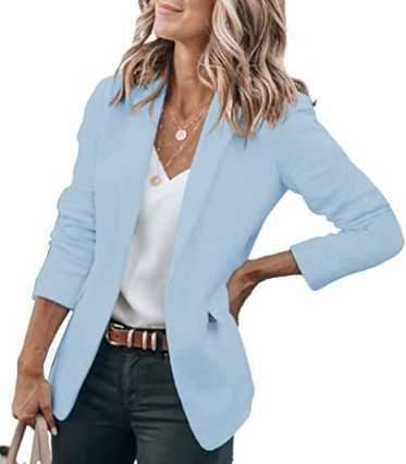 Open-Front Work Casual Blazer