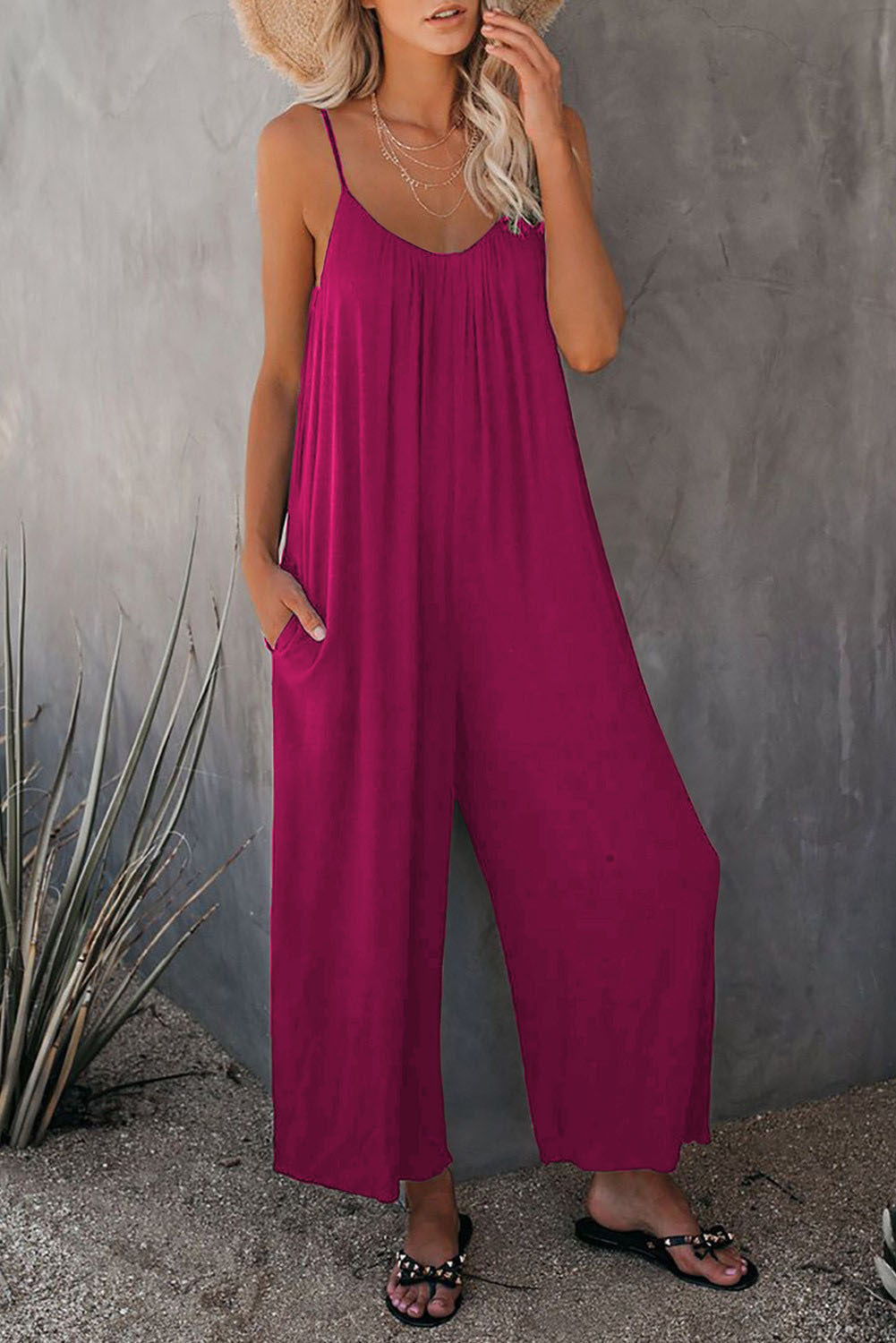 Rio™ | Elegant Flowy Jumpsuit with Pockets