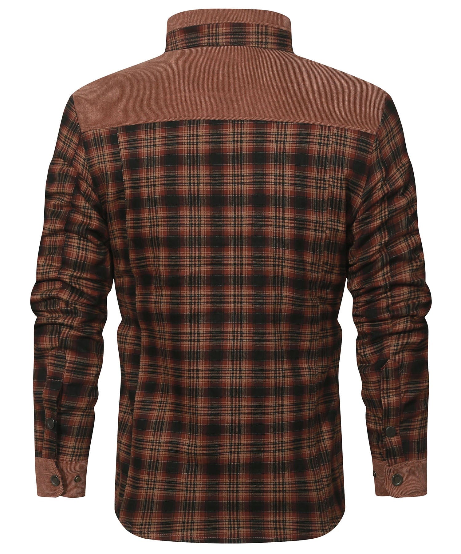 Edward™ | Plaid snap-front lined shirt jacket