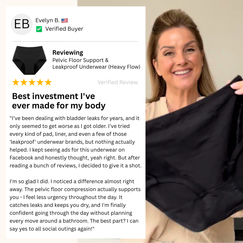 Vellura™ | Pelvic Floor Support & Leakproof Underwear