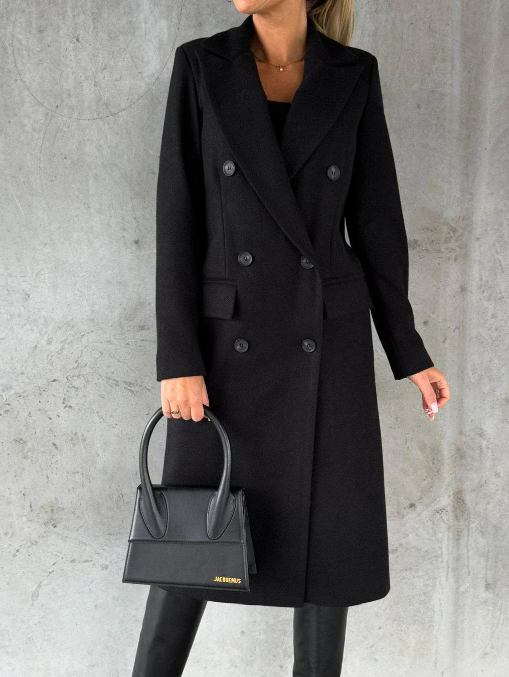 Bakoto™ | Elegant Long Wool Coat