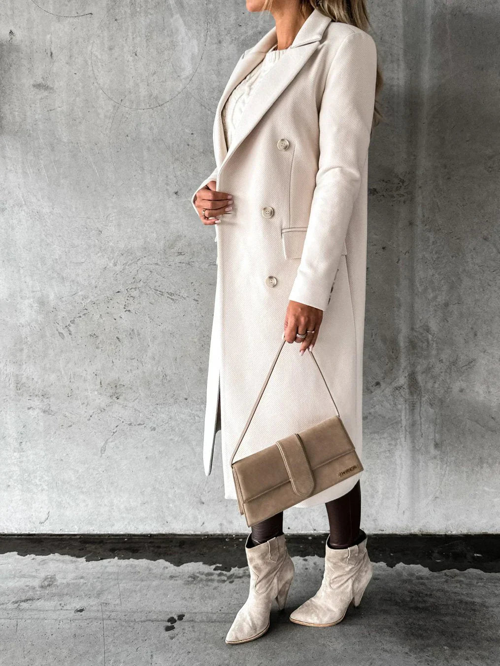 Bakoto™ | Elegant Long Wool Coat