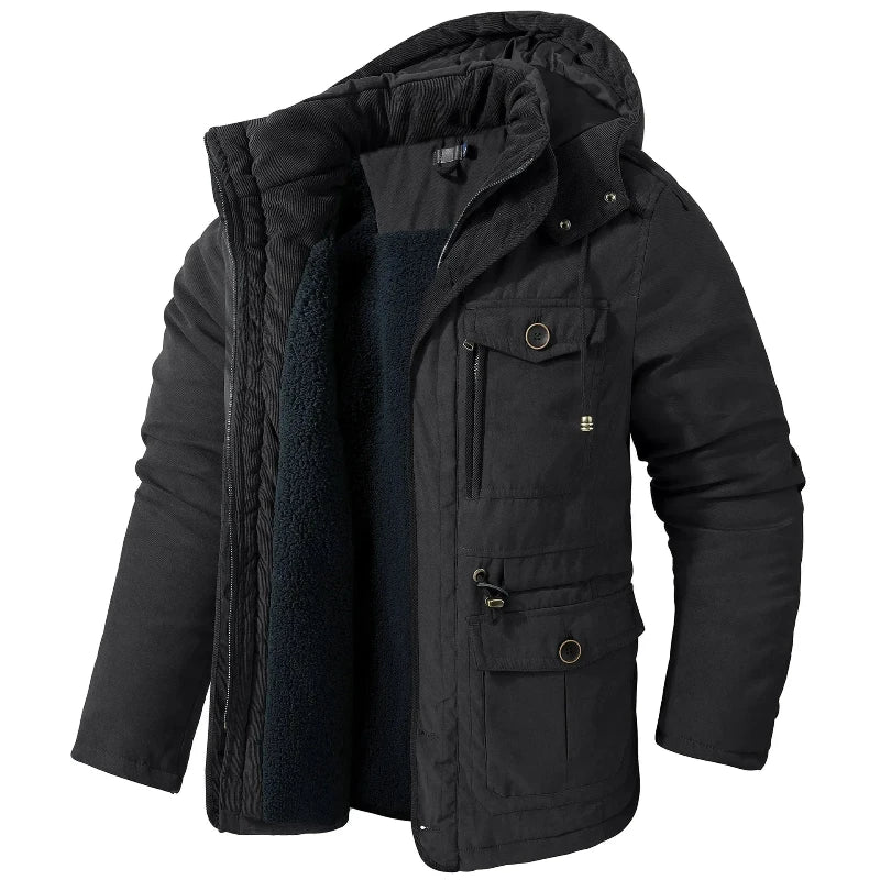 Cameron™ | Sherpa-Lined Hooded Utility Jacket