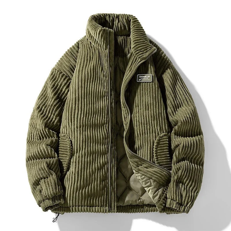 Jhin™ | Ribbed corduroy padded zip jacket