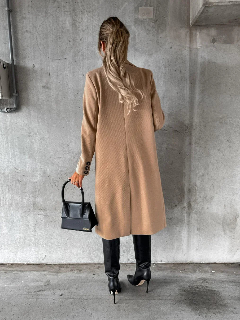 Bakoto™ | Elegant Long Wool Coat