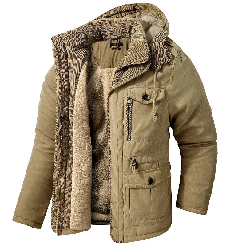 Cameron™ | Sherpa-Lined Hooded Utility Jacket