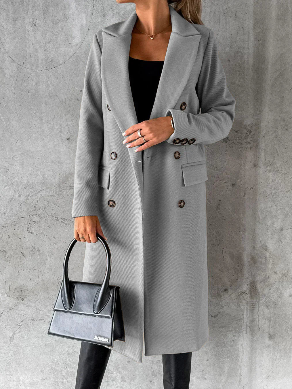 Bakoto™ | Elegant Long Wool Coat