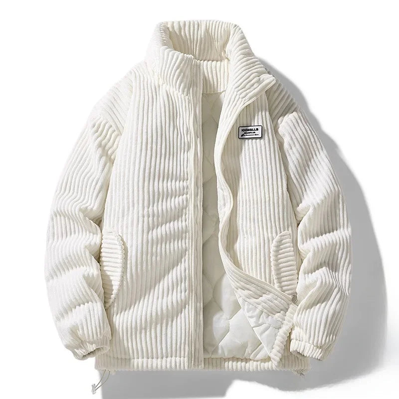 Jhin™ | Ribbed corduroy padded zip jacket