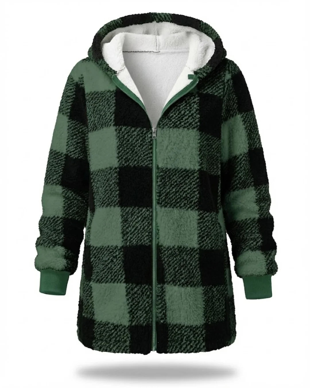 Sarah™ | Oversized Plaid Coat