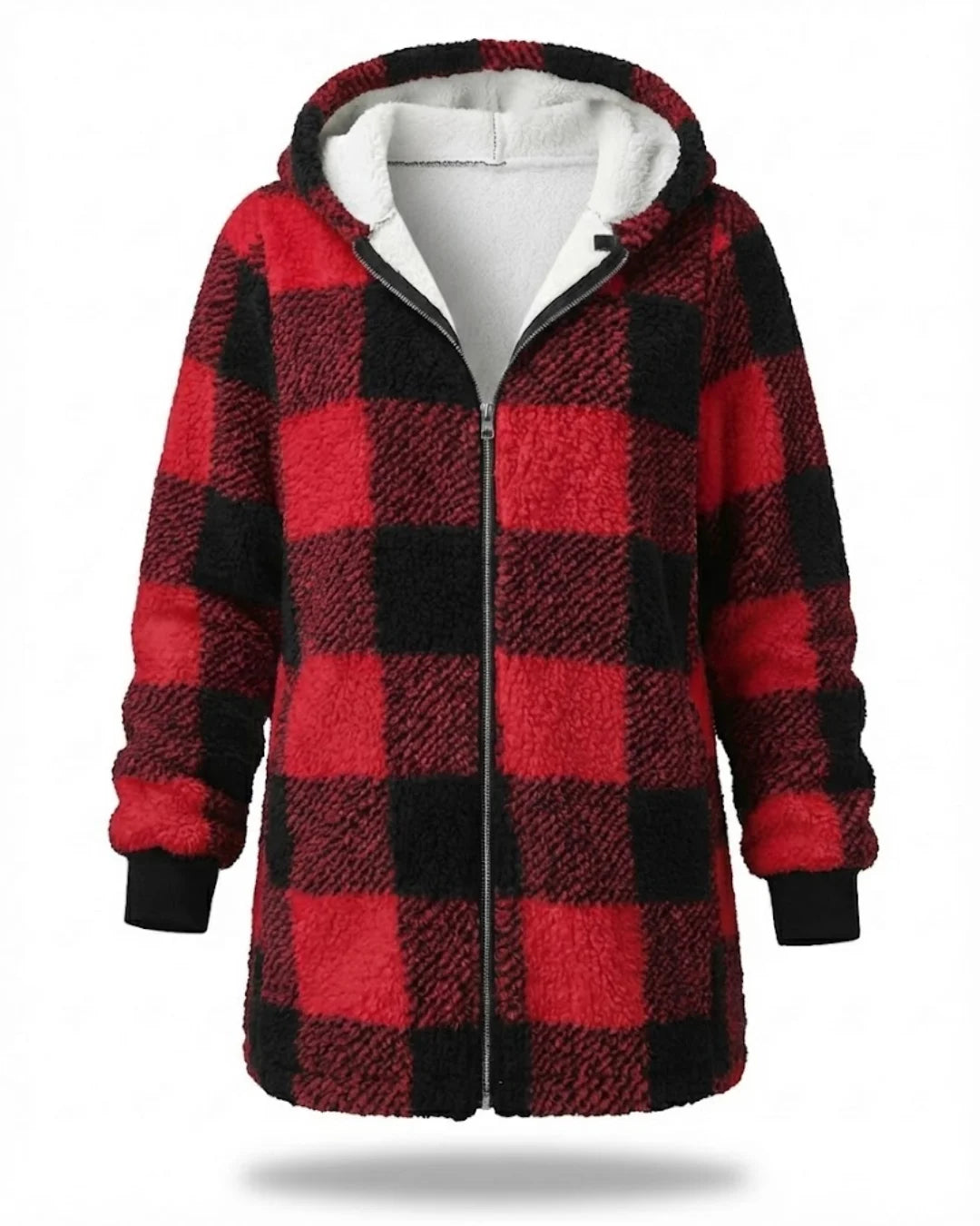 Sarah™ | Oversized Plaid Coat