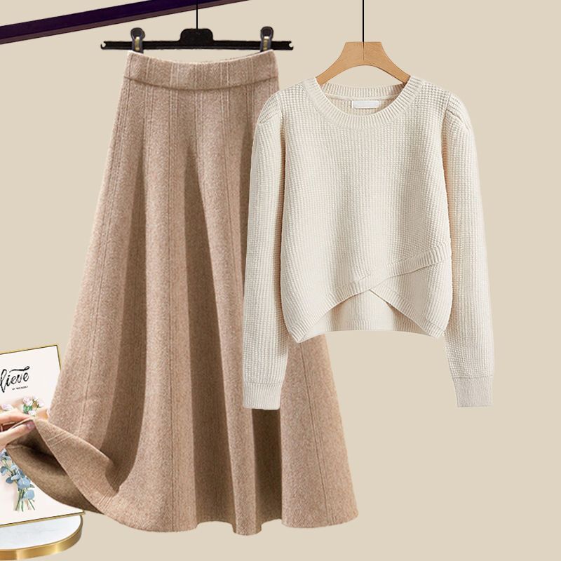 Anne™ | Elegant Knit Set with Sweater and Skirt