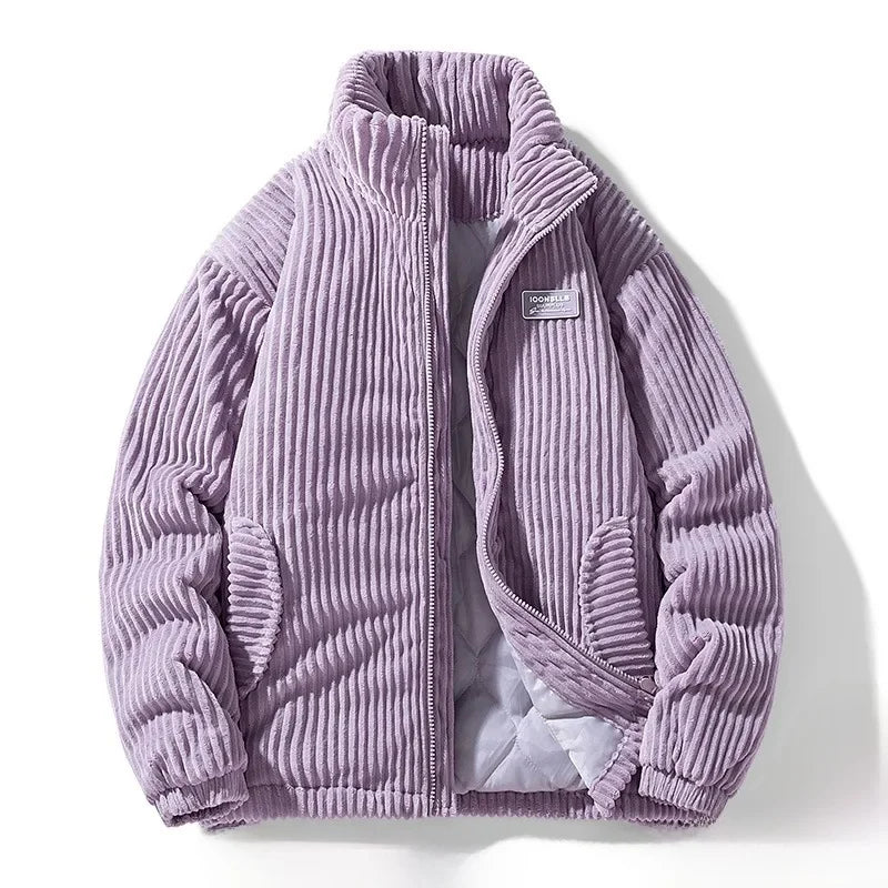 Jhin™ | Ribbed corduroy padded zip jacket