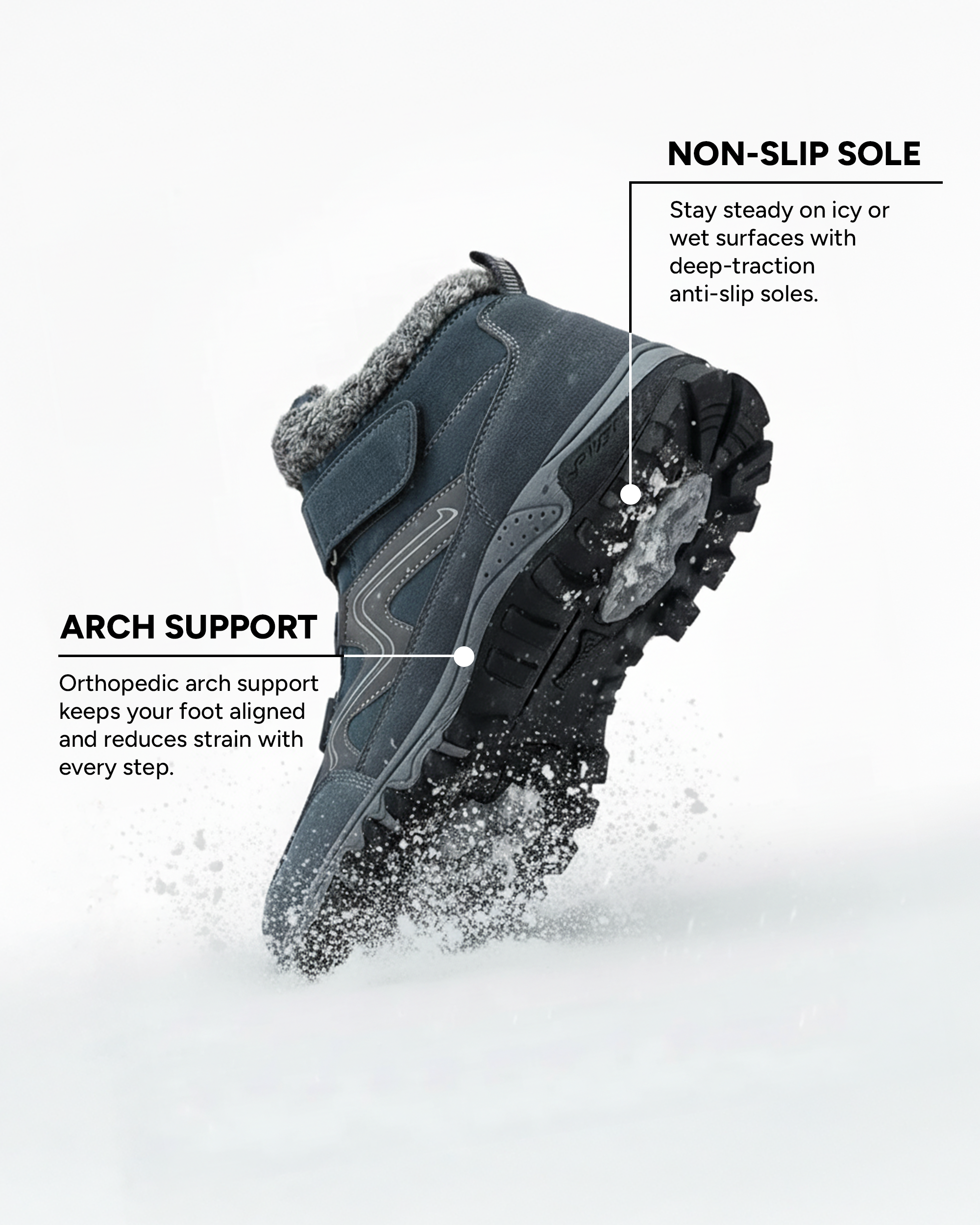 EvoComfort™ | Orthopedic Boots with Vibram® Soles & Arch Support