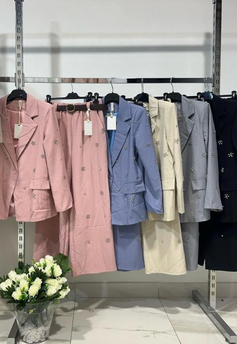 Farrah™ | Elegant Ensemble with Stone Details