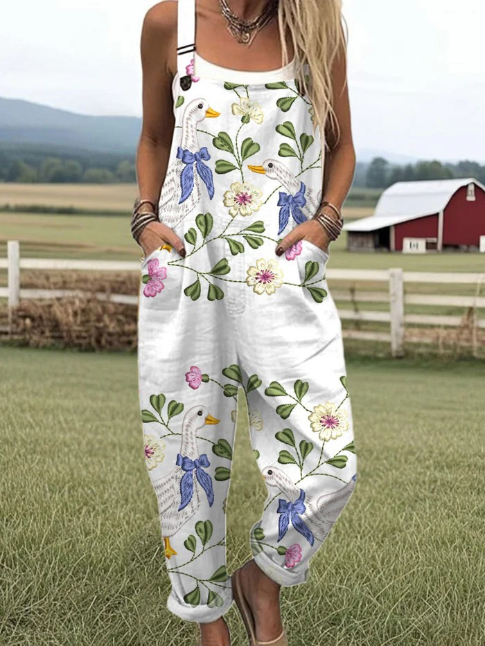 Gina™ | Whimsical Cotton Jumpsuit