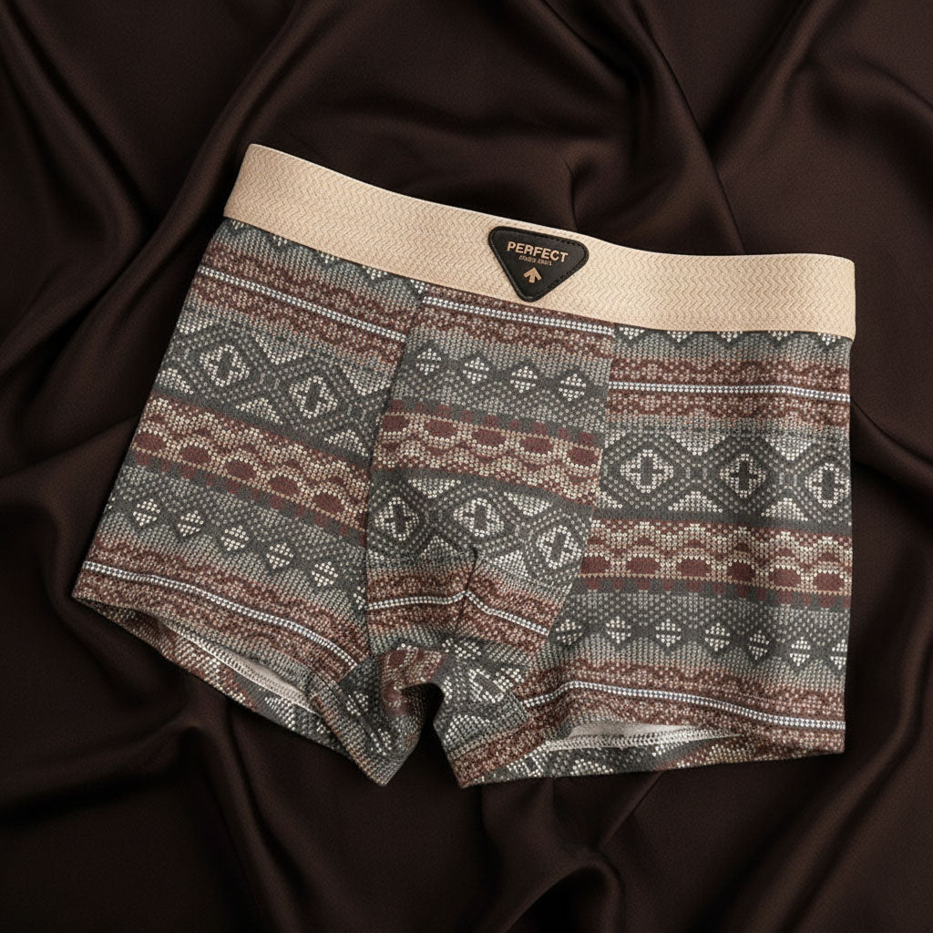 Porter™ | Jacquard-pattern elastic-waist boxer briefs