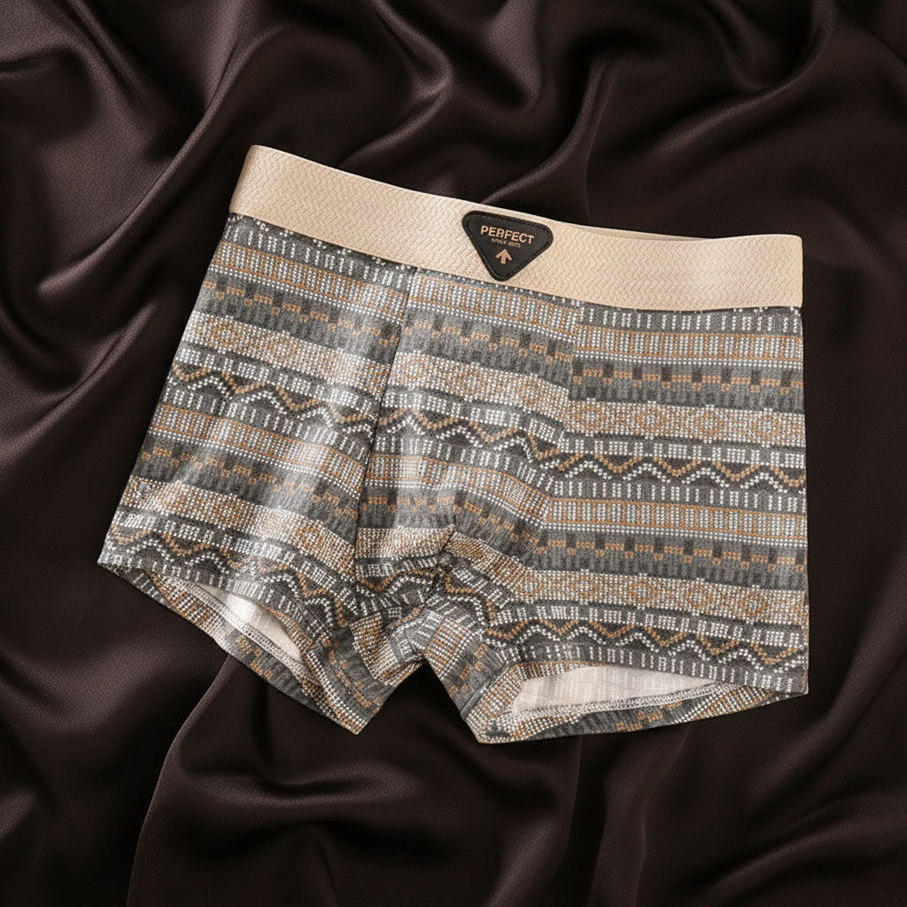 Porter™ | Jacquard-pattern elastic-waist boxer briefs