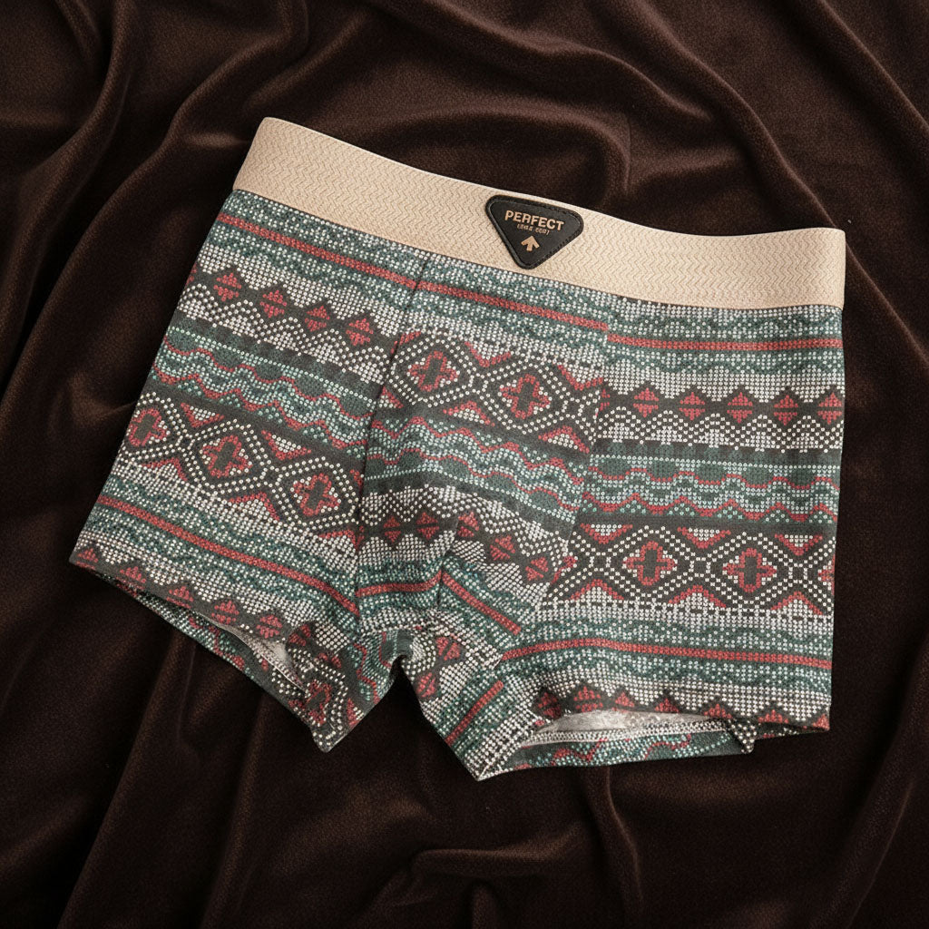 Porter™ | Jacquard-pattern elastic-waist boxer briefs