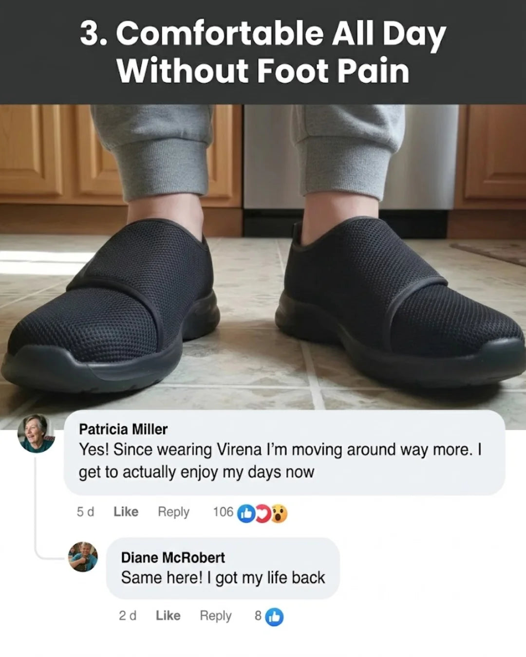 Virena™ | Protect Your Feet From Hard Floors & Plantar Fasciitis