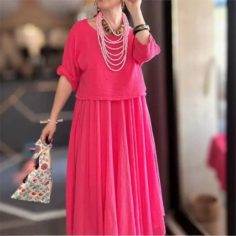 Sophisticated Layered Two-Piece Dress