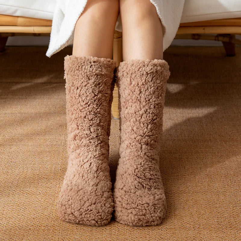 delphina™ | Sherpa fuzzy cozy crew socks