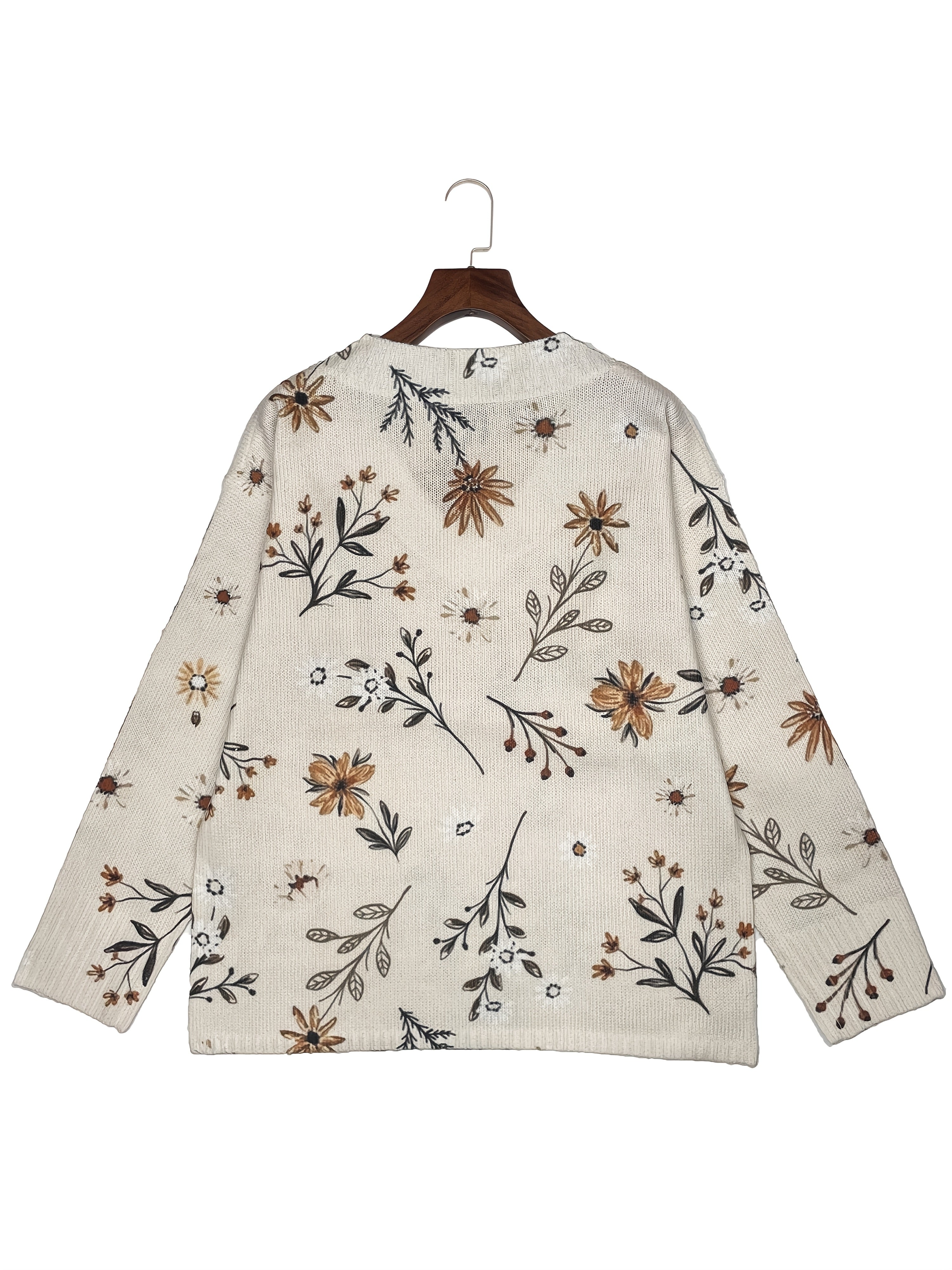 Carine™ | Elegant Floral Cardigan