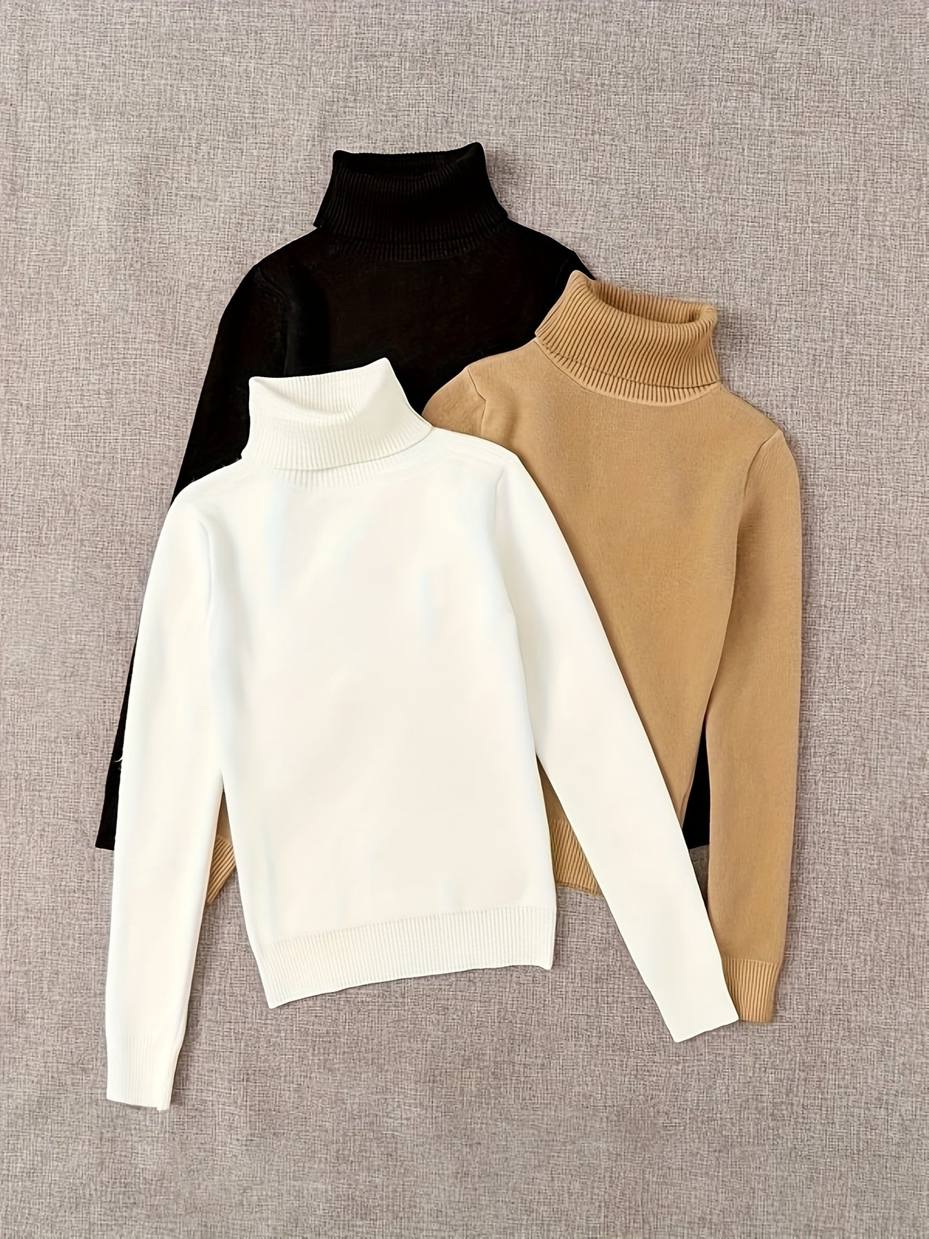 Kaya™ | 3pcs Casual Pullover with Turtleneck for Autumn and Winter
