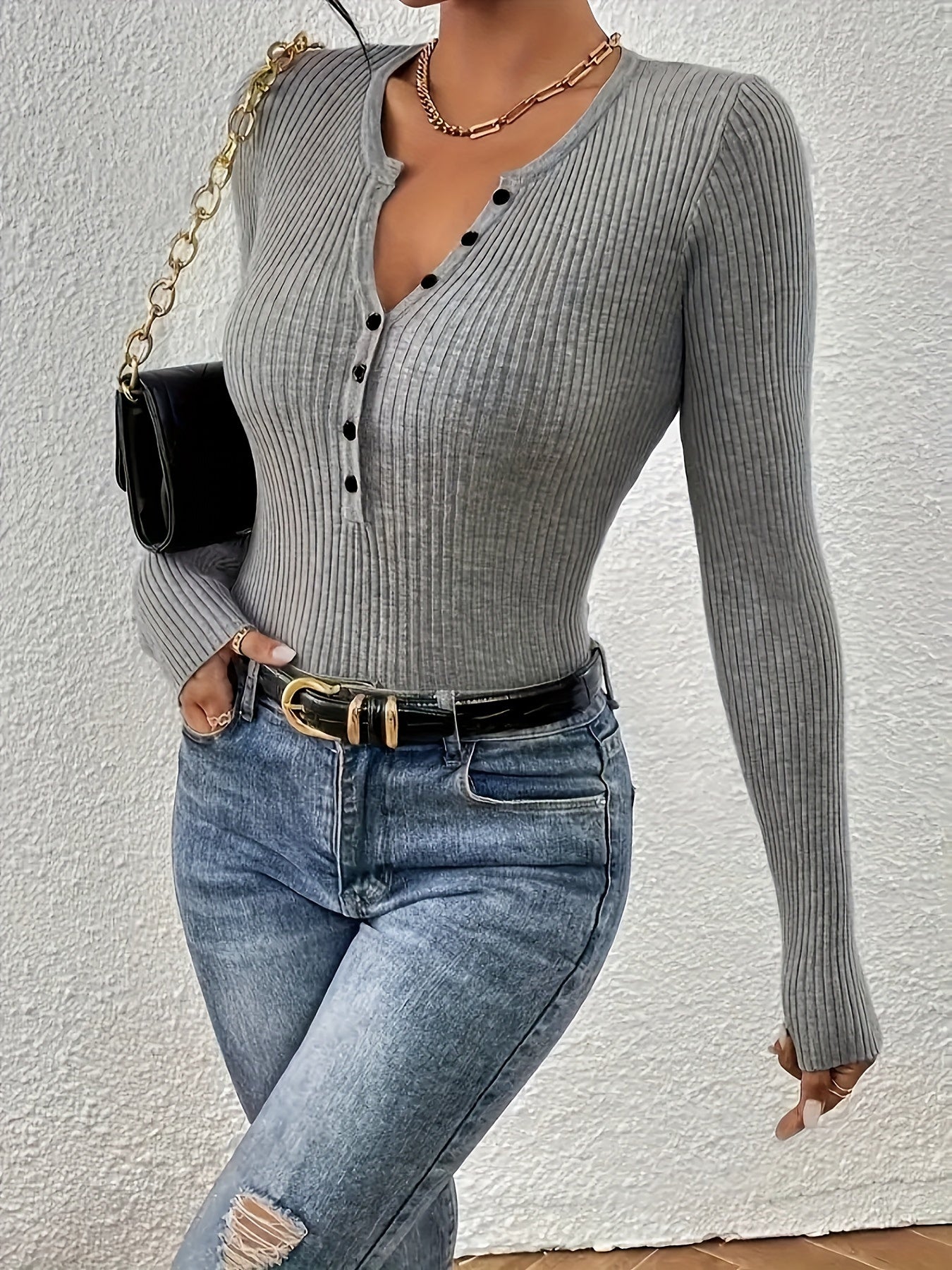 Donatella™ | Elegant Long Sleeve Cardigan