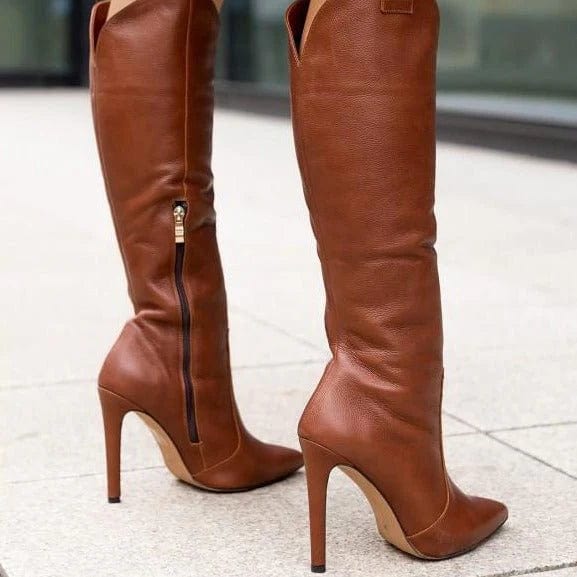 Hélène™ | Elegant High Heel Boots