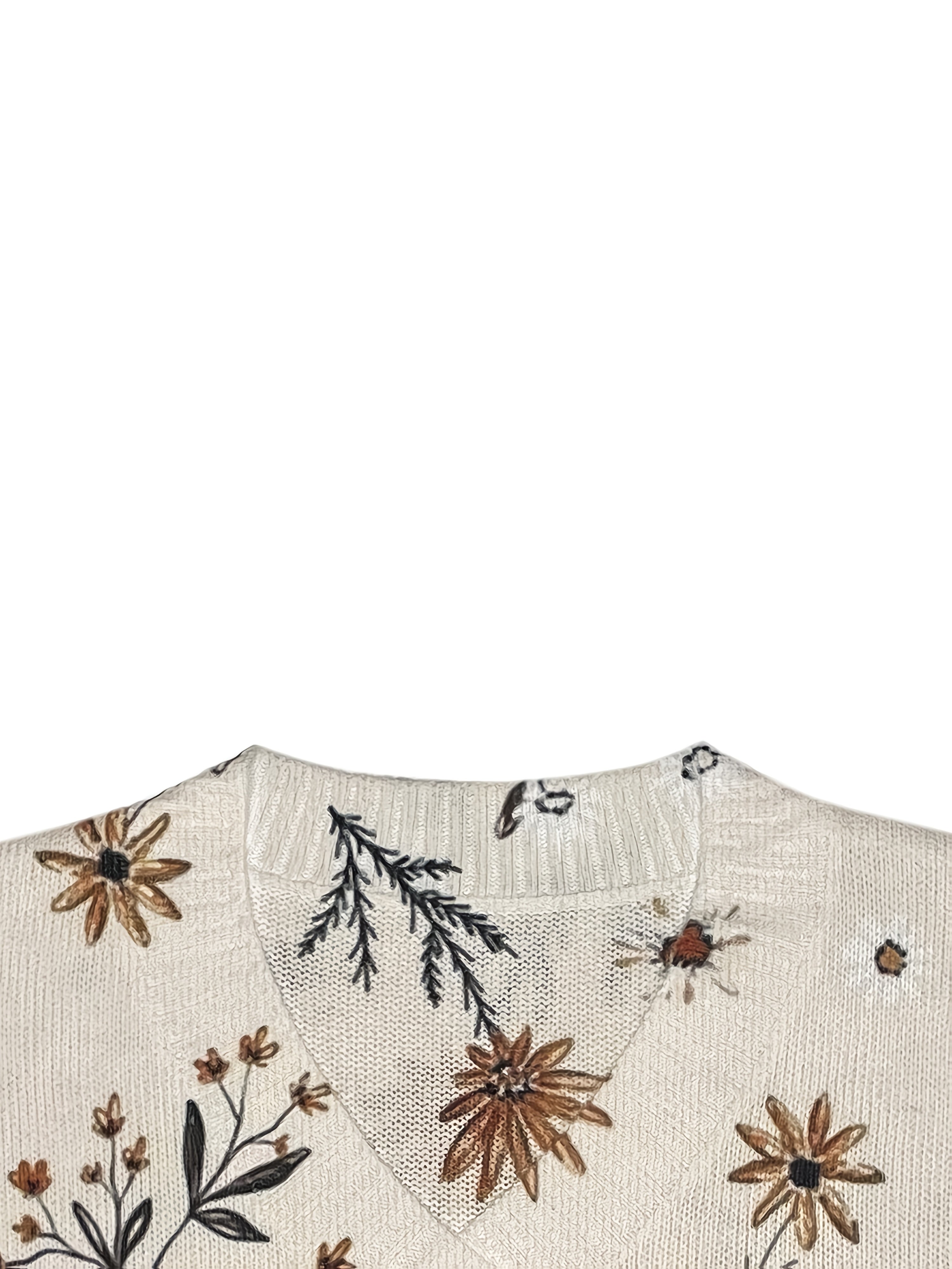 Carine™ | Elegant Floral Cardigan