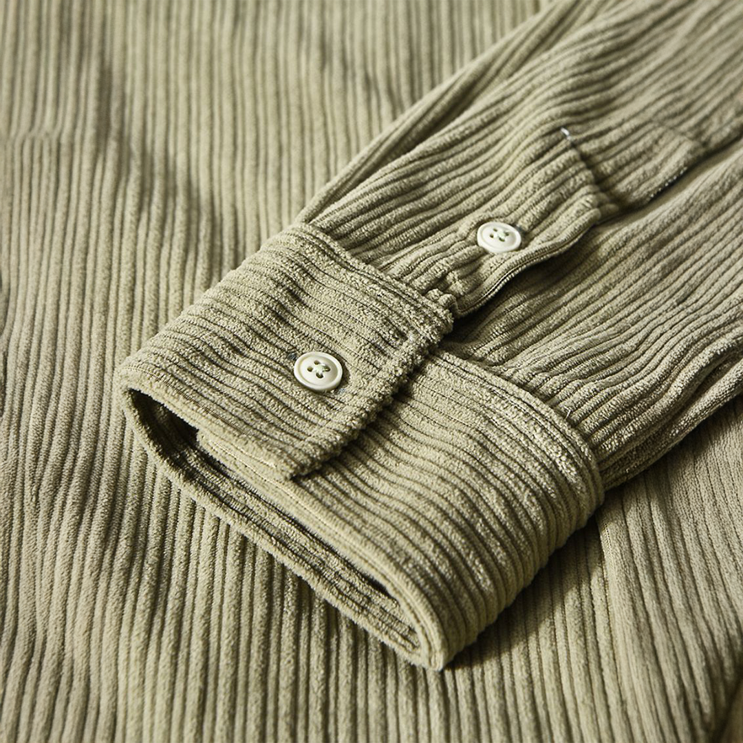 Carter™ | Corduroy sherpa-lined shirt jacket