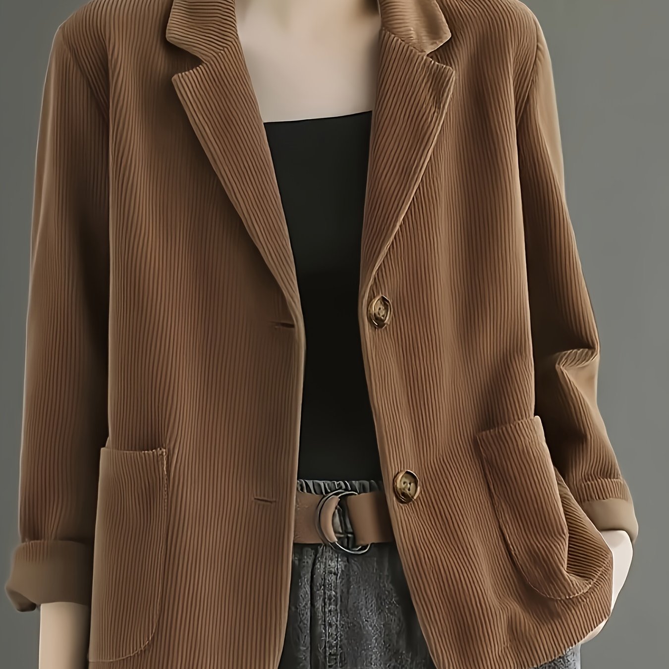 Clarabelle™ | Elegant Corduroy Blazer