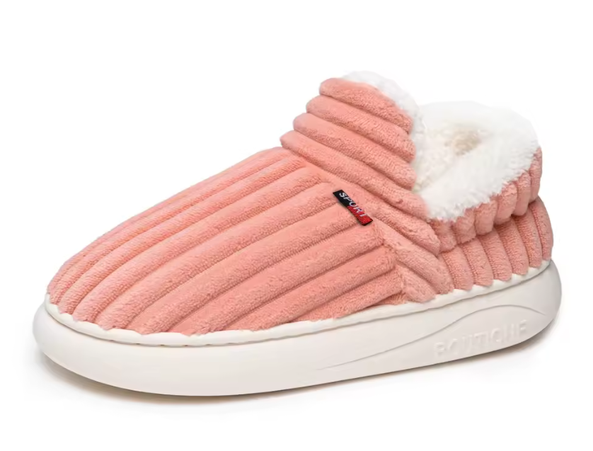 Etta™ | Corduroy High-Top Fleece Slippers