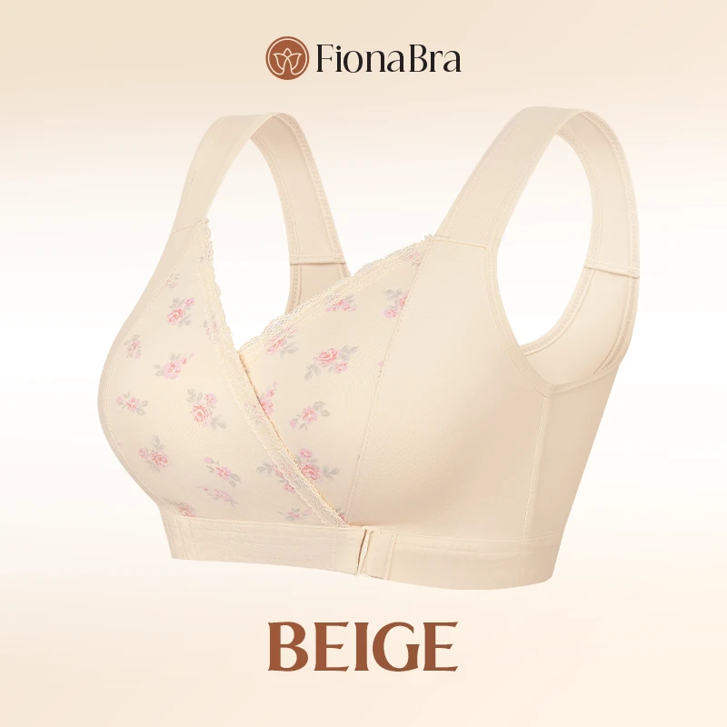 Fiona Bra - Comfortable & Convenient Front Wrap Closure Bra for Seniors