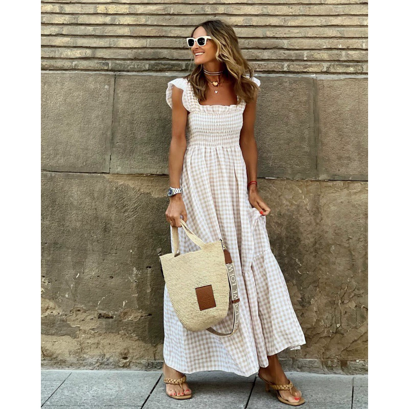 Classic Smocked Maxi Dress