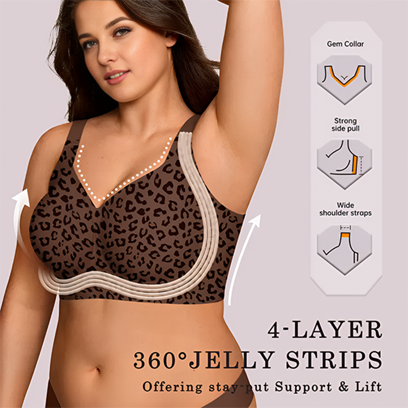Wireless Full-Coverage Seamless Comfort Bra