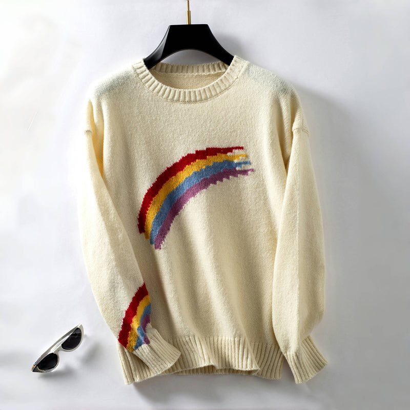 Eliza™ | Casual and Comfortable Rainbow Sweater