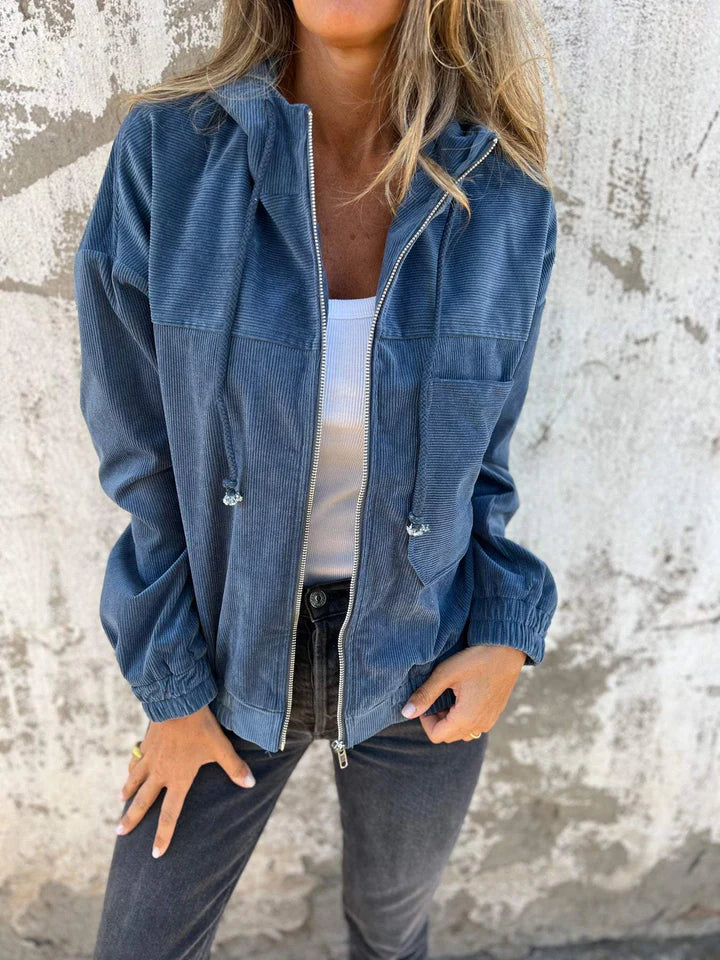 Eliza™ | Casual Cotton Jacket with Hood