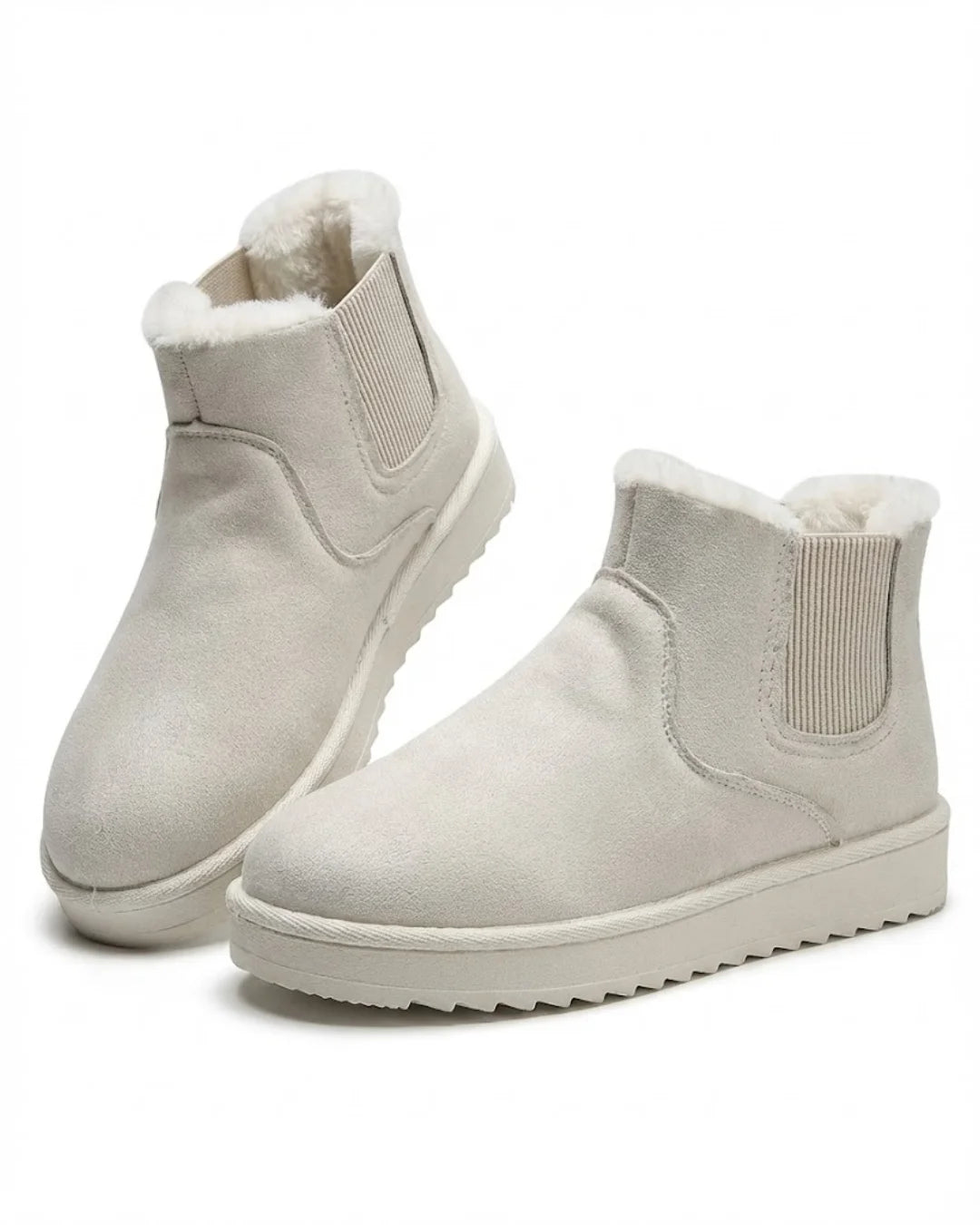 Marisol™ | Fleece-Lined Chelsea Winter Ankle Boots
