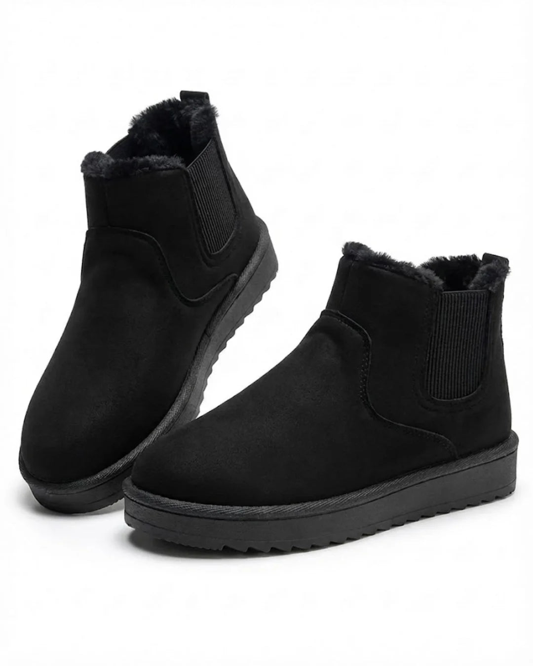 Marisol™ | Fleece-Lined Chelsea Winter Ankle Boots