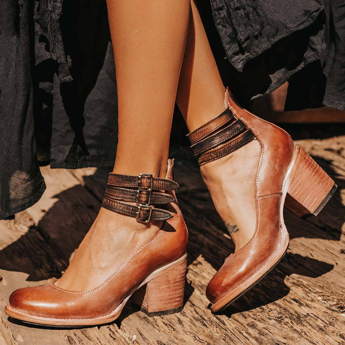 Milena™ | Elegant and Comfortable Leather Ankle Boots