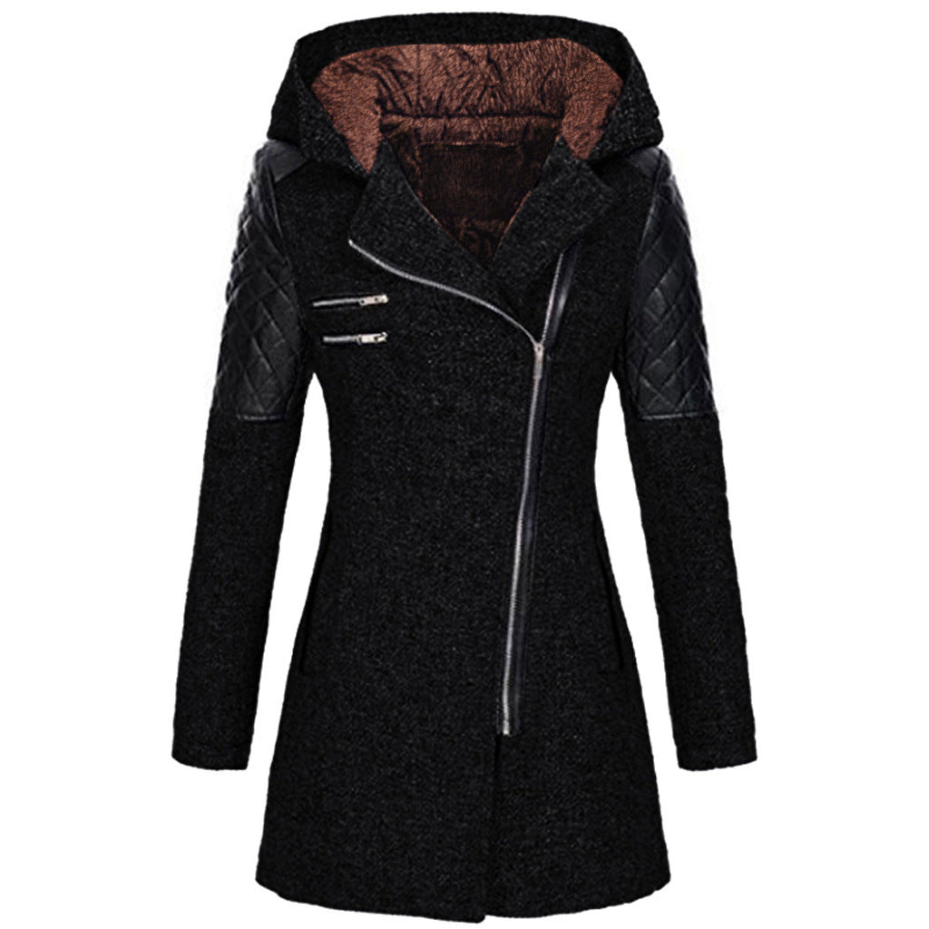 Rosemary™ | Asymmetrical Zipper Coat
