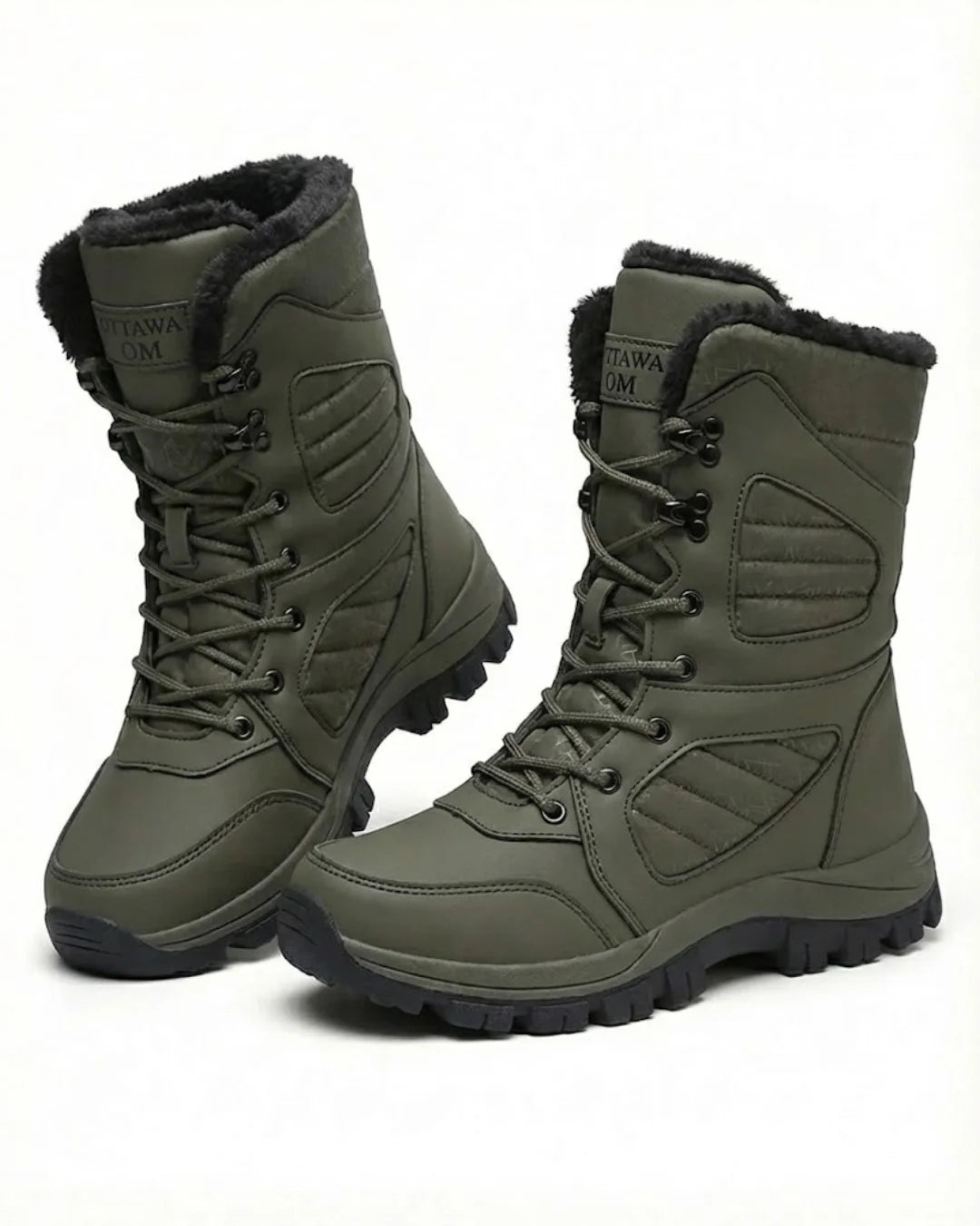 Corisande™ | Plush-lined lug-sole lace-up snow boots