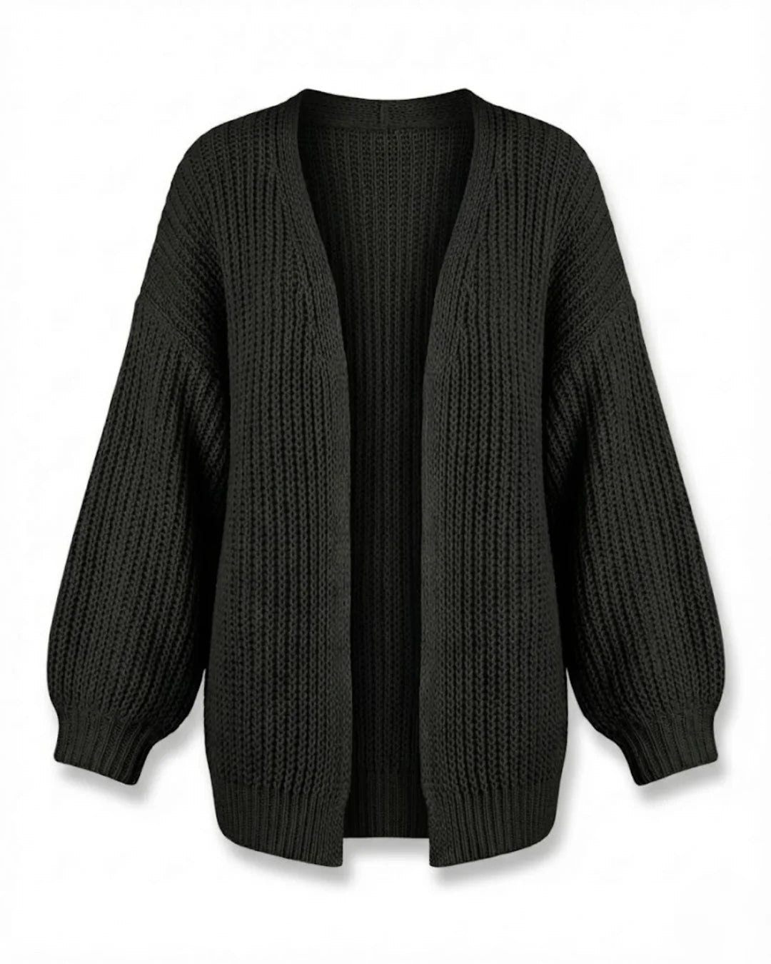 Katya™ | Chunky Knit Oversized Open Cardigan