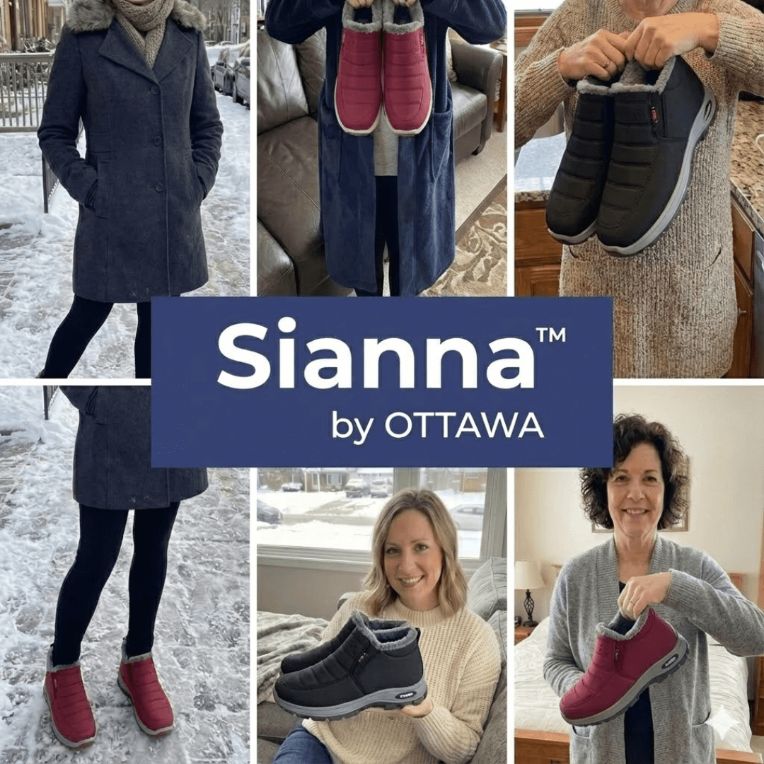 Sianna™ | Quilted Waterproof Slip-On Ankle Boots