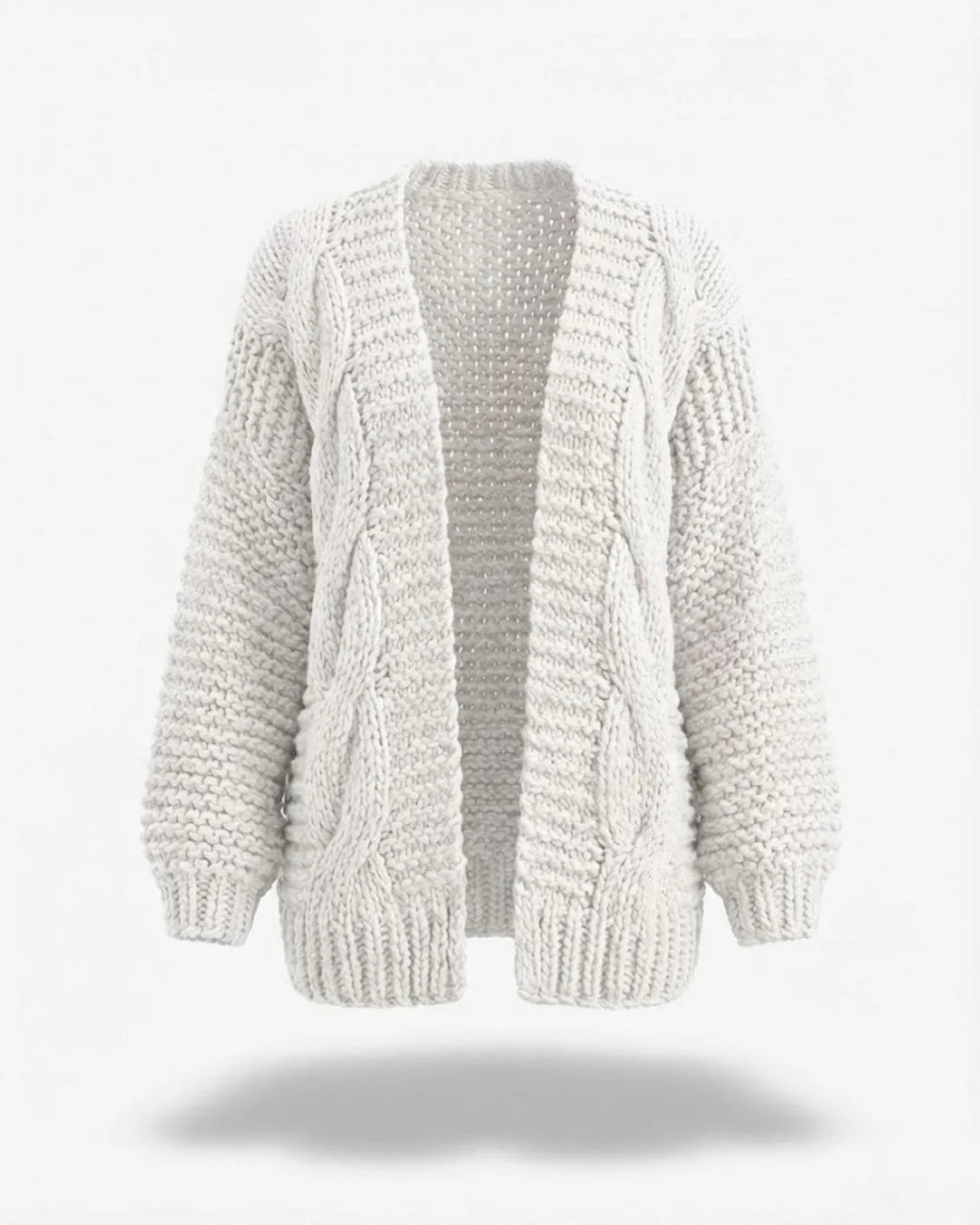 Honorine™ | Chunky Knit Open-Front Cardigan