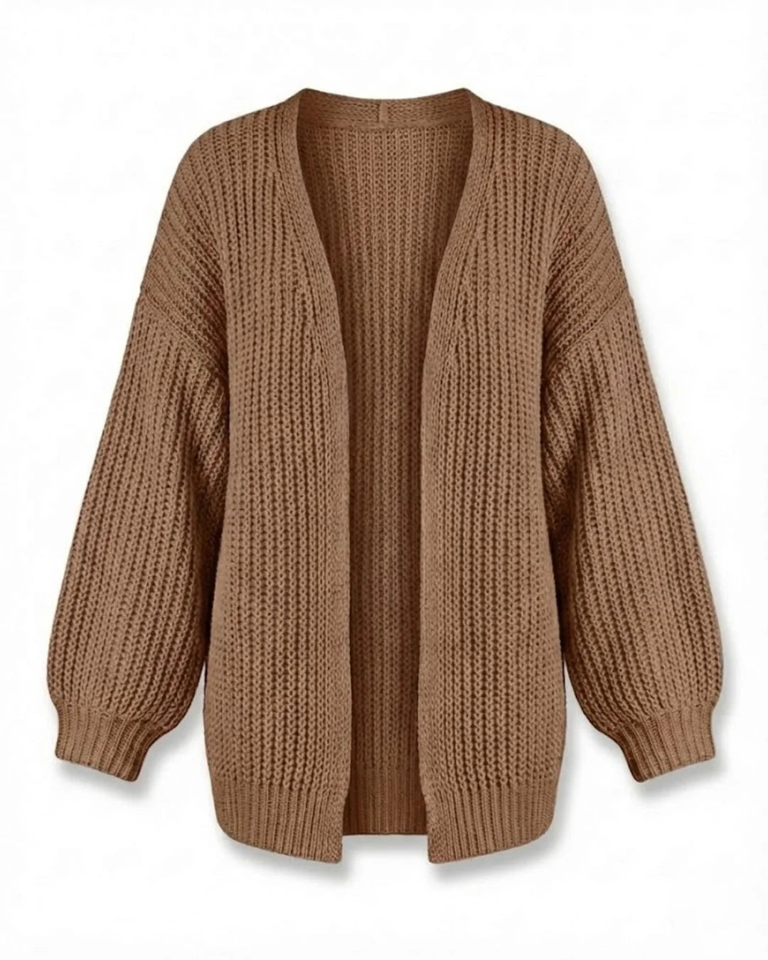 Katya™ | Chunky Knit Oversized Open Cardigan